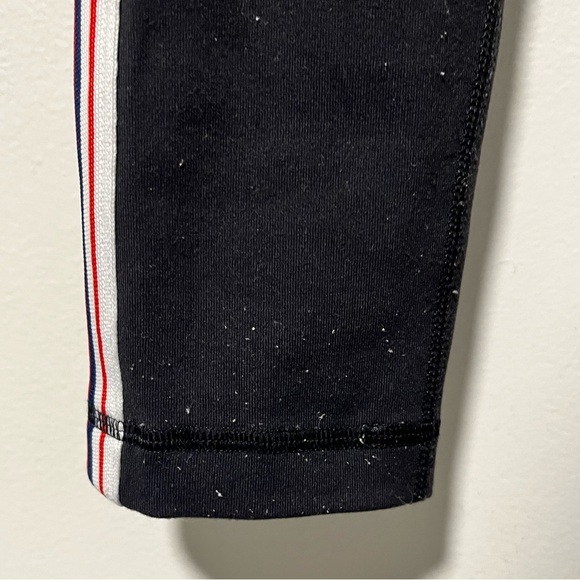 TNA Women’s High-Rise Leggings Size S Black with Red & White Stripes - Picture 4 of 11